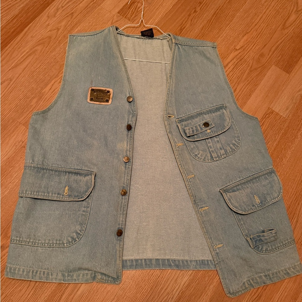 Karl Kani Vintage Rare denim Vest Men’s Large